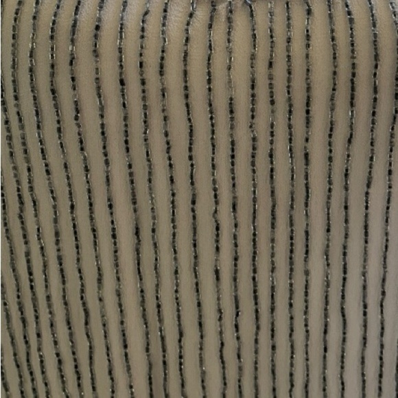 Joie Silk Caviar Intricate Beaded Tank in Color Opal/Taupe Size Small - Picture 4 of 5